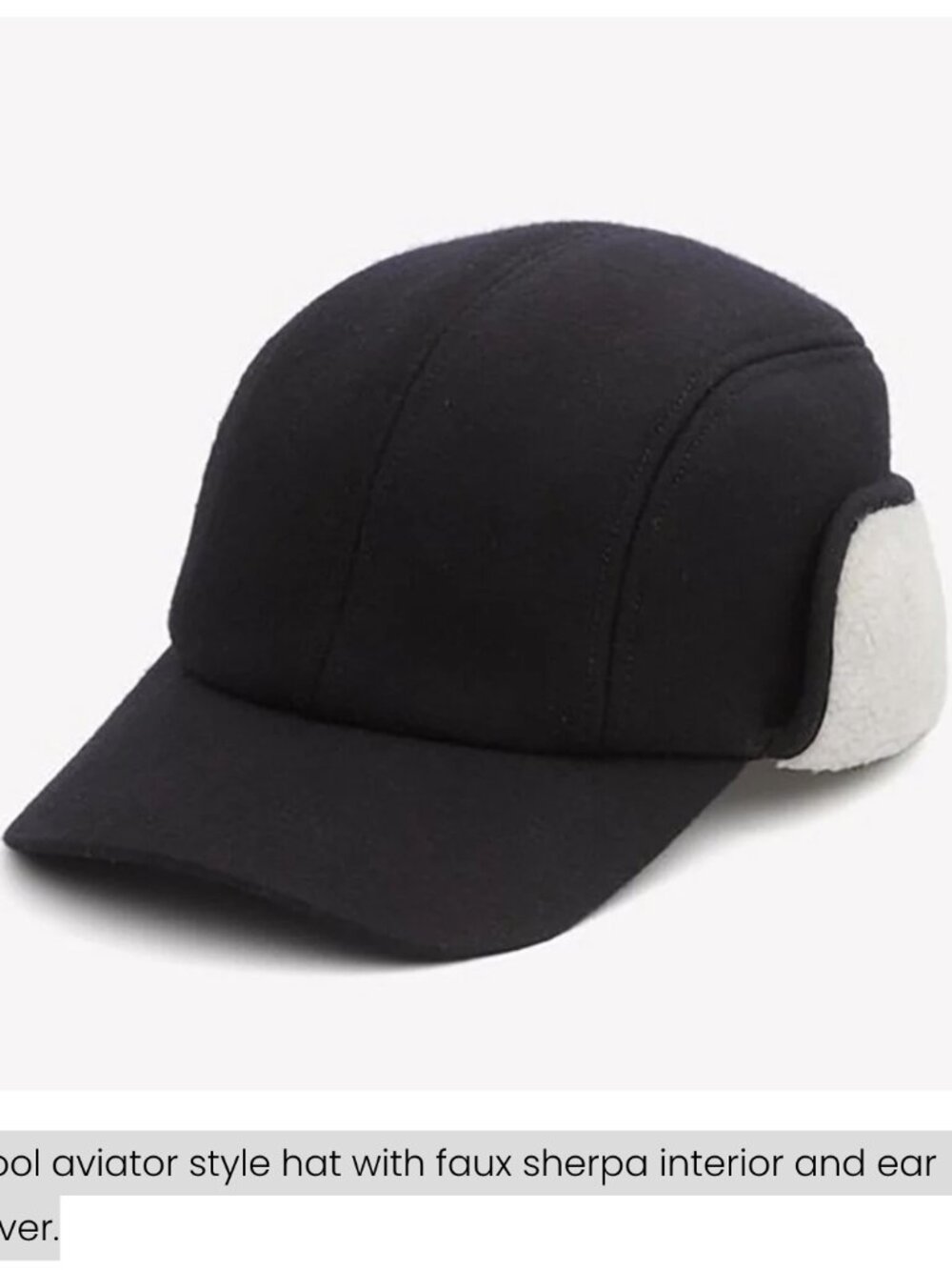 RAG & BONE WINTER PILOT HAT - LIKE NEW S/M